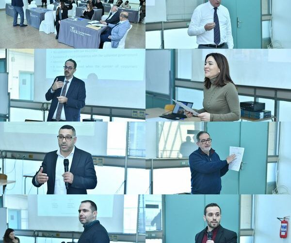 جامعة الروح القدس نظمت ورشة عمل حول إعادة إعمار الجنوب بهدف تطوير استراتيجية مستدامة وفعالة للتعافي بعد الحرب جامعة الروح القدس نظمت ورشة عمل حول إعادة إعمار الجنوب بهدف تطوير استراتيجية مستدامة وفعالة للتعافي بعد الحرب