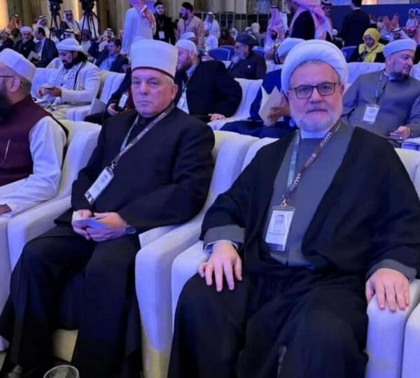 عاد الى لبنان بعد مشاركته في مؤتمر رابطة العالم الاسلامي بمكة المفتي طالب يقّدر سعي السعودية لوحدة السنة والشيعة