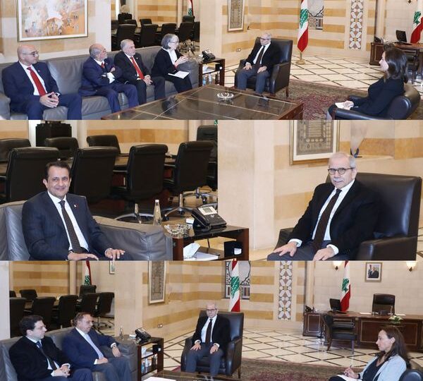 رئيس الحكومة نواف سلام يستقبل السفير القطري ورئيسة الصليب الأحمر ونقيب المقاولين