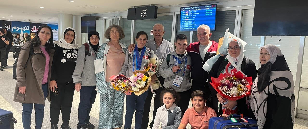 استقبال حاشد لبعثة الاولمبياد الخاص اللبناني  بعد انجازها العالمي
