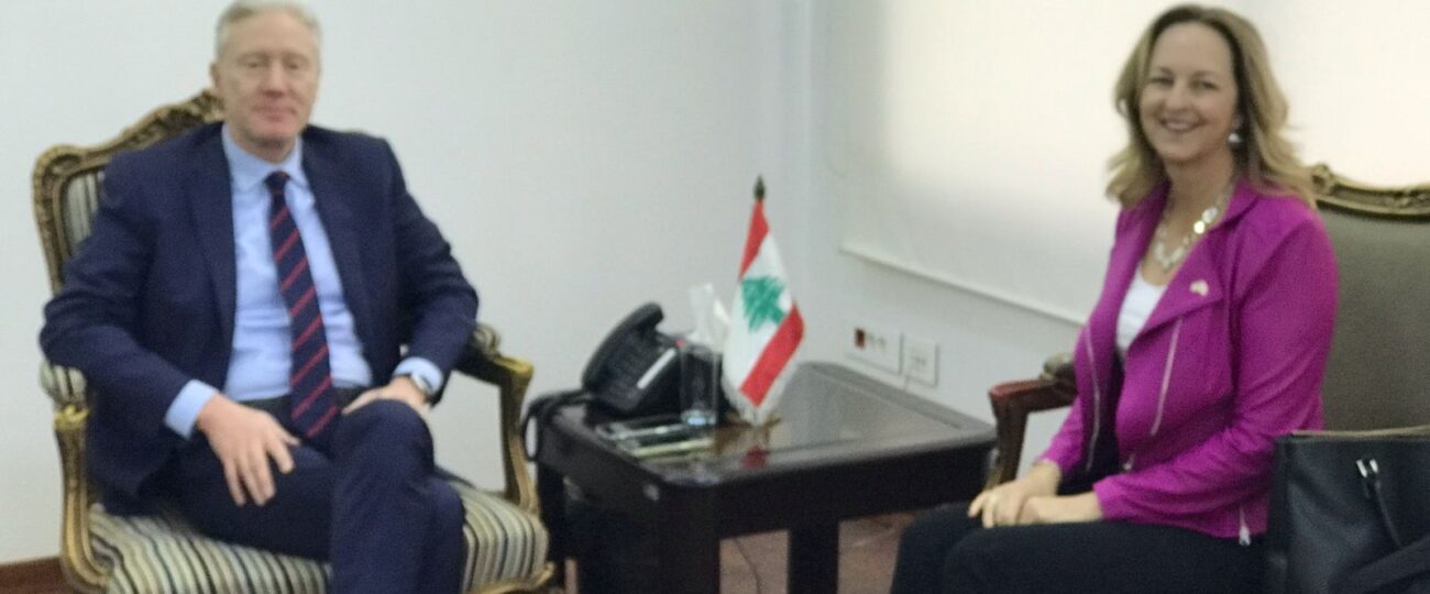 استقبل وزير الخارجية والمغتربين يوسف رجّي سفيرة الولايات المتحدة الأميركية لدى لبنان ليزا جونسون