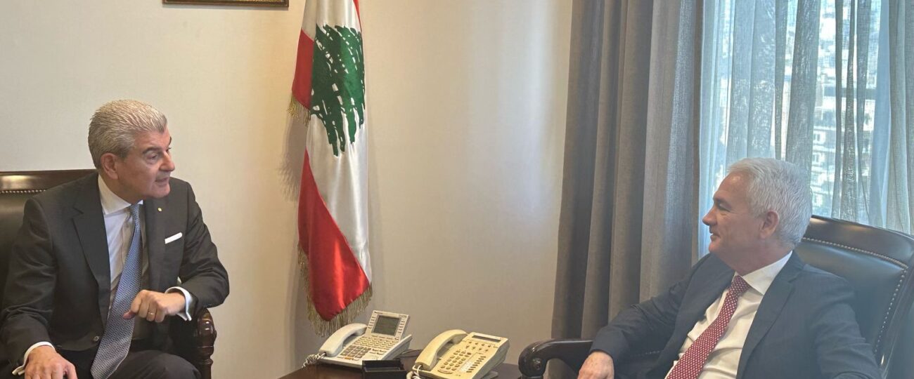 عيسى الخوري يبحث وسفير ايطاليا تعزيز التعاون