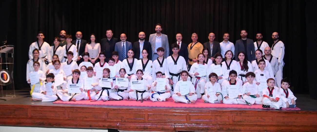 نادي البرج (عينطورة) كرّم ابطاله وبطلاته  بالتايكواندو برعاية وحضور ظريفة