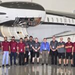 Falcon تطلق أول مشروع صيانة ثقيلة داخل منشآتها لإحدى طائرات أسطولها من طراز Global Express XRS