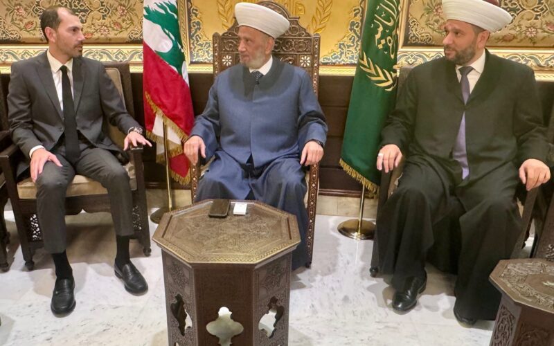 استقبل مفتي الجمهورية اللبنانية الشيخ عبد اللطيف دريان في دار الفتوى النائب أحمد الخير