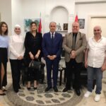 السفير التونسي بوراوي الإمام يستقبل وهيب سيقلي صاحب ثانوية غاردن سيتي