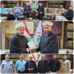 الشيخ الدكتور القطان استقبل الشيخ الخفاجي على رأس وفد من الجمهورية العراقية