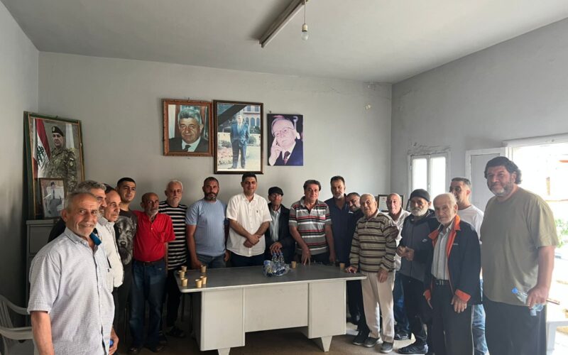 المختار نادر البيلاني يلتقي نقابة صيادي الأسماك في صيدا