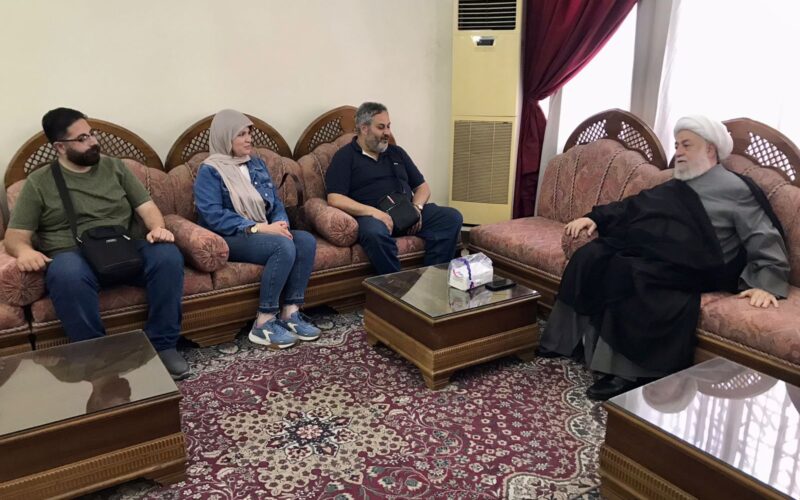 المفتي عسيران يستقبل المهندسة آية البلولي