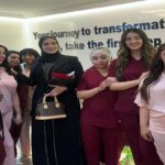 دنيا الخلداوي ترعى افتتاح الفرع الخامس للمركزالمتخصص في التجميل والعلاج الطبيعي