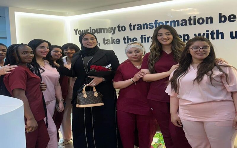 دنيا الخلداوي ترعى افتتاح الفرع الخامس للمركزالمتخصص في التجميل والعلاج الطبيعي
