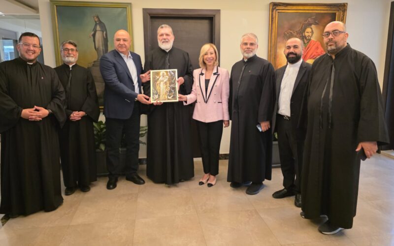 زار فخامة رئيس الجمهورية اللبنانية العماد جوزيف عون واللبنانية الاولى السيدة نعمت عون والعائلة مزار سيدة لبنان زار فخامة رئيس الجمهورية اللبنانية العماد جوزيف عون واللبنانية الاولى السيدة نعمت عون والعائلة مزار سيدة لبنان