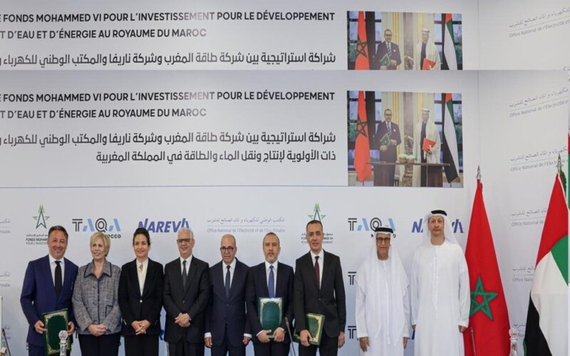 شــراكة اســتراتيجية بيــن الحكومــة المغربيــة وشــركة طاقــة المغــرب وشــركة ناريفــا والمكتــب الوطنــي للكهربــاء والمــاء الصالــح للشــرب وصنــدوق محمــد الســادس للاســتثمار