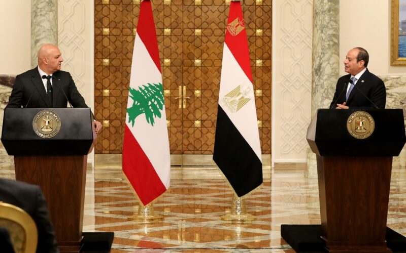 قمة لبنانية –مصرية مشتركة بين الرئيسين عون والسيسي في القاهرة