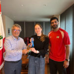 ليتيسيا عون قدّمت ذهبية “إستونيا” إلى المقدسي