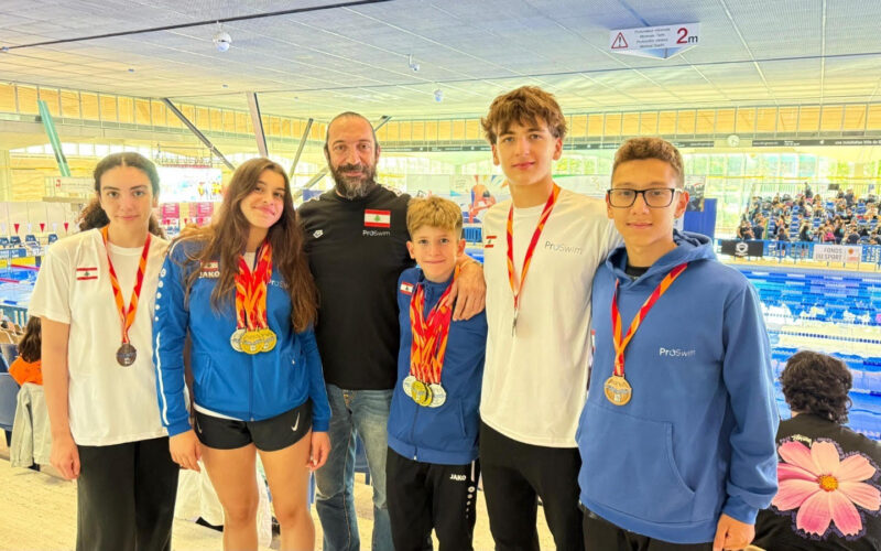 6 ذهبيّات لسبّاحي " في بطولة جنيف الدولية