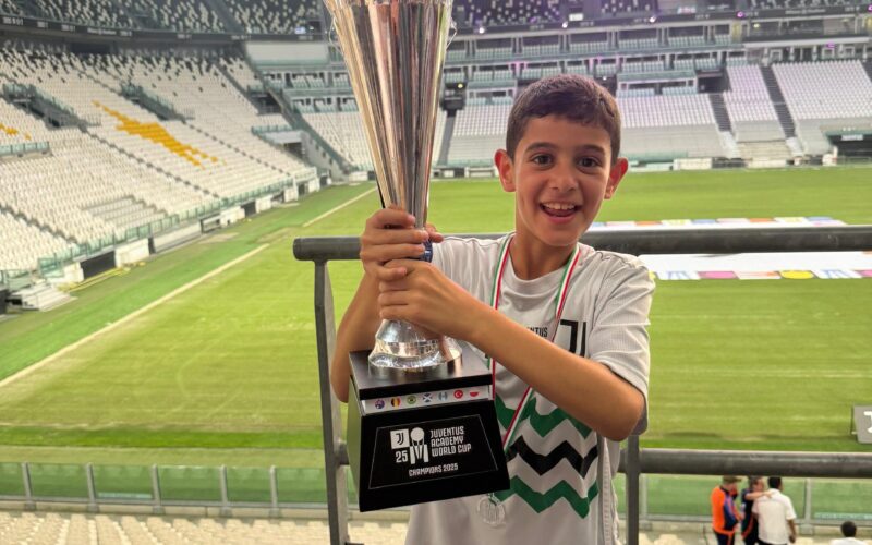 راين أبي نجم يتألّق عالمياً ويفوز ببطولة كأس العالم لأكاديميات جوفنتوس