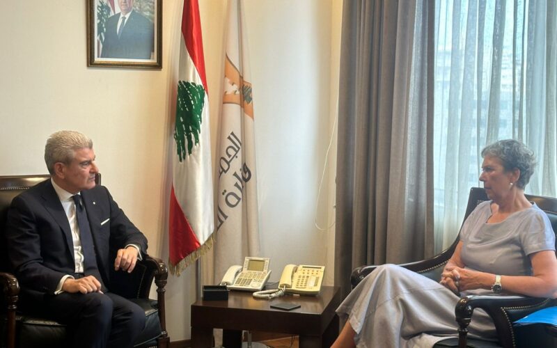 عيسى الخوري بحث مع السفيرة ويشلت التعاون بين لبنان وسويسرا