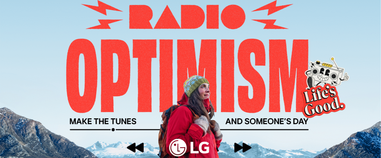 إل جي تطلق حملة “Radio Optimism” لنشر “الحياة الجيدة” من خلال الموسيقى