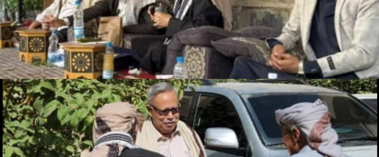 الدكتور بن حبتور يقدّم واجب العزاء لمحافظ شبوة في وفاة الشيخ محمد الطوسلي