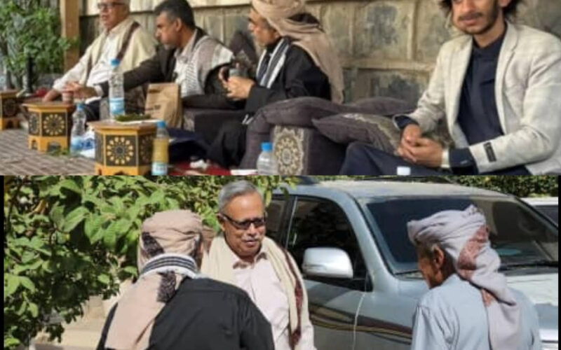 الدكتور بن حبتور يقدّم واجب العزاء لمحافظ شبوة في وفاة الشيخ محمد الطوسلي