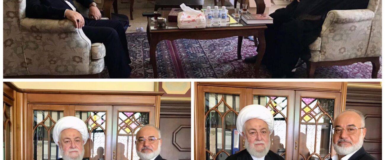 المفتي الشيخ عسيران يستقبل البرفيسور الشيخ علي كاظم سميسم ويتبادلان الإصدارات العلمية