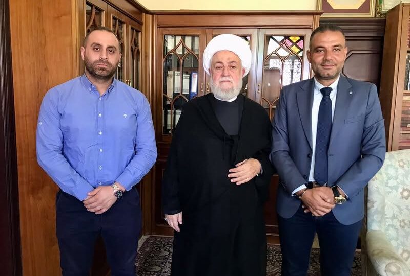 المفتي عسيران يستقبل العقيد قبيسي والرائد عويدات