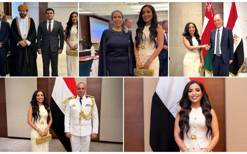 بحضور وزاري ودبلوماسي رفيع.. الإعلامية هدير عبد الرازق تتألّق في احتفال مصر الوطني بمسقط