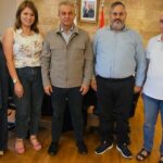 رئيس بلدية صيدا المهندس مصطفى حجازي يستقبل المهندسة آية البلولي