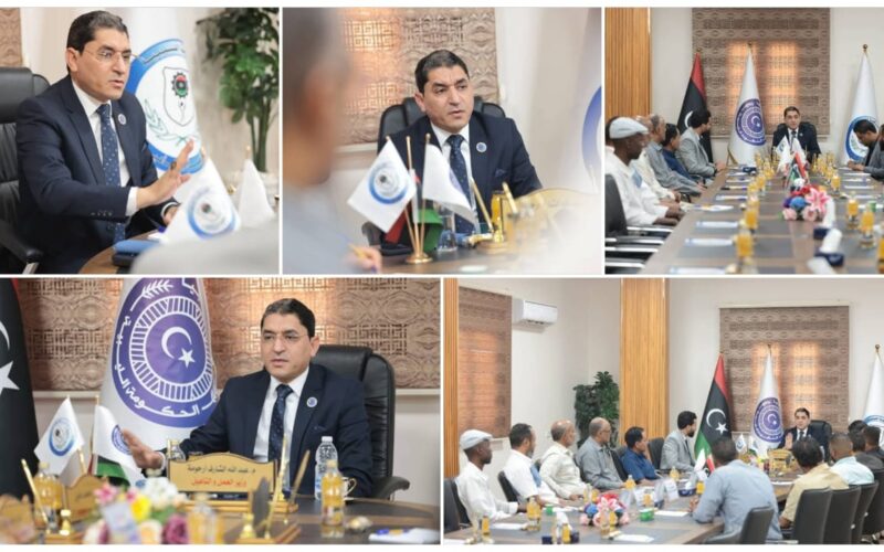 وزير العمل والتأهيل يلتقي ممثلي شركات الجنوب المنفذة لمشروعات الطوارئ ويؤكد قرب صرف مستحقاتهم المالية