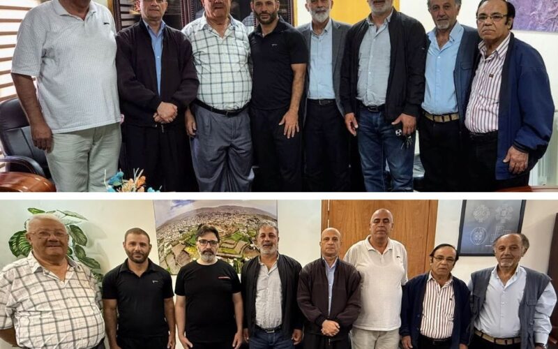 وفد من منفذية بعلبك في القومي زار رئيس اتحاد بلديات بعلبك ورئيس بلدية بعلبك