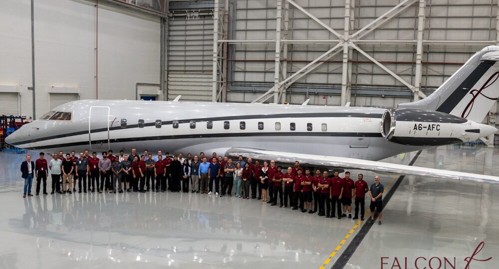 Falcon Technic تُعيد تشغيل طائرةGlobal Express XRS بعد عملية صيانة هامة