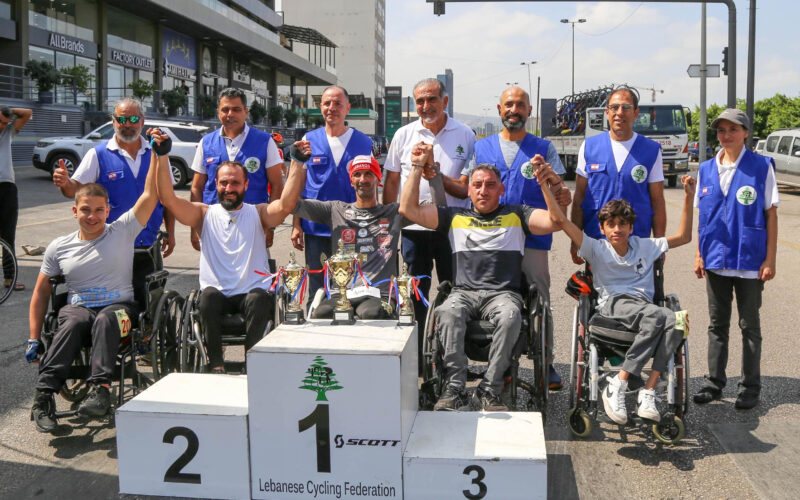 دراجات: الغول بطل لبنان لتحدي الإعاقة